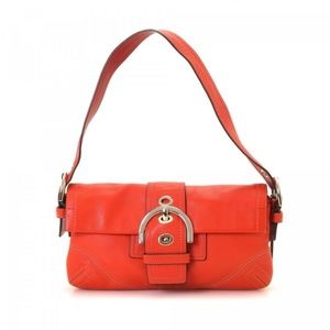 COACH buckle flap shoulder bag